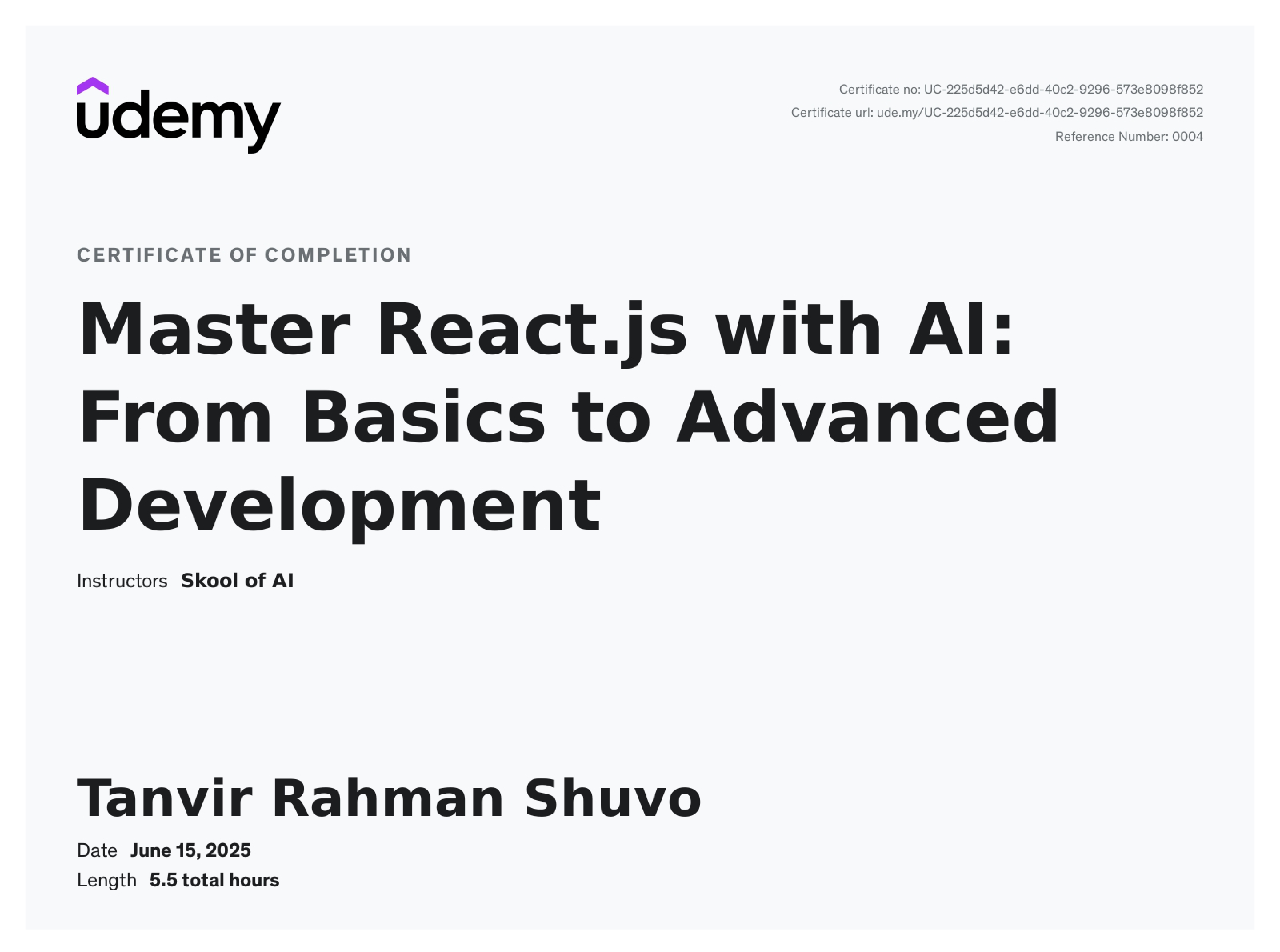 Master React.js with AI