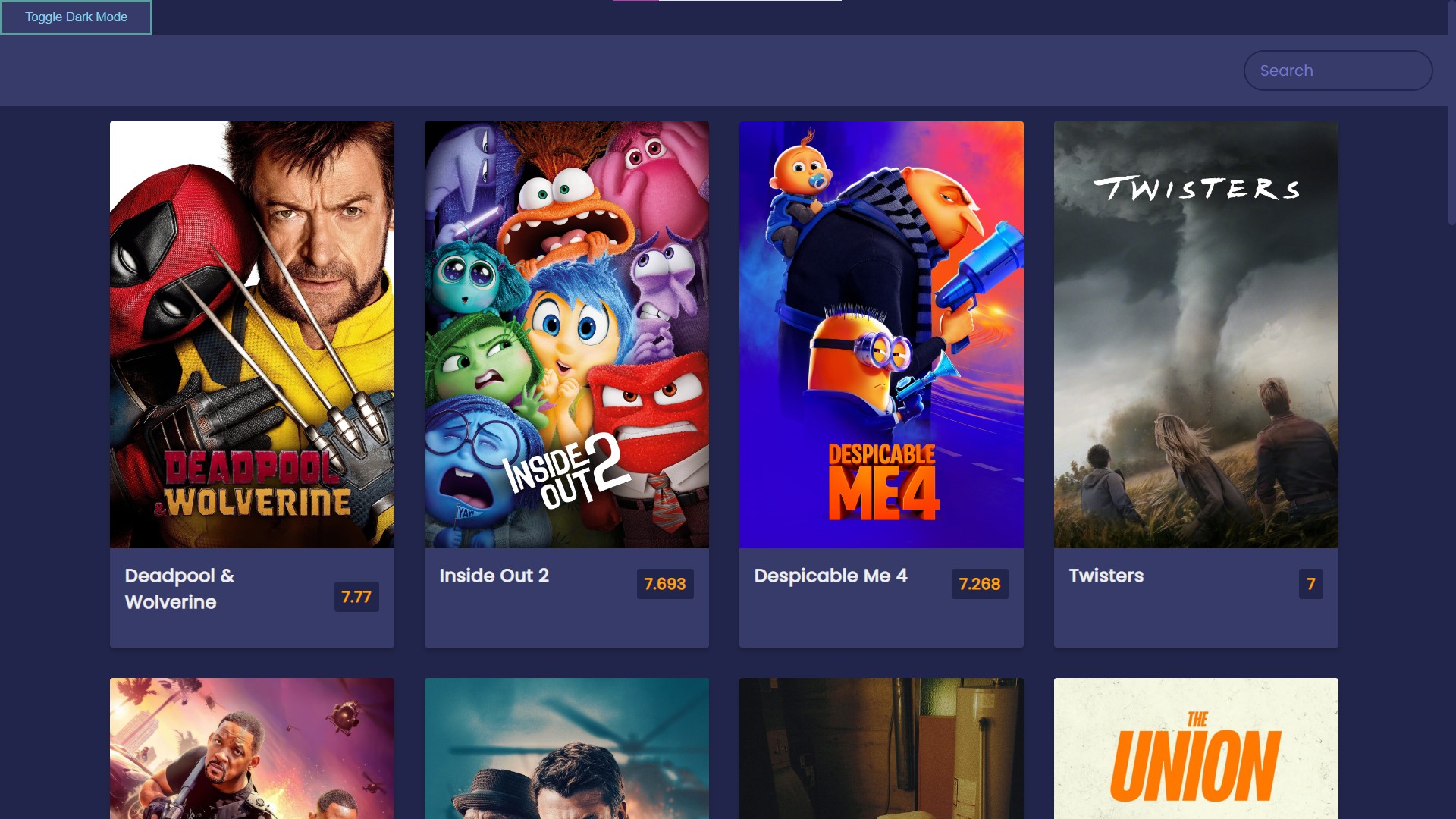 Movie Website